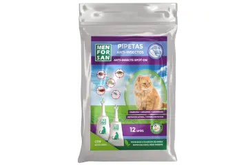 Pipeta para gatos anti insectos - menforsan