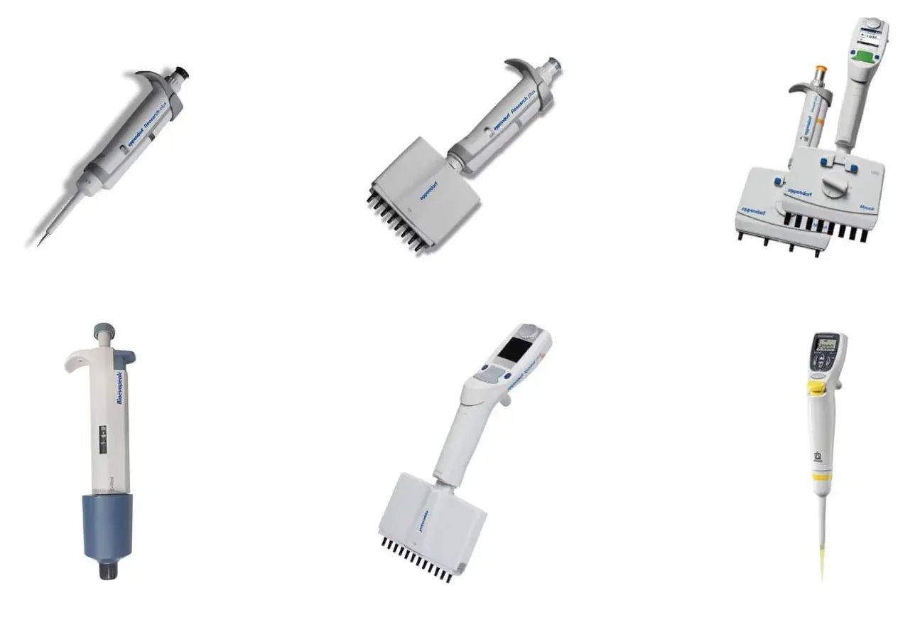 Clasificación de las pipetas